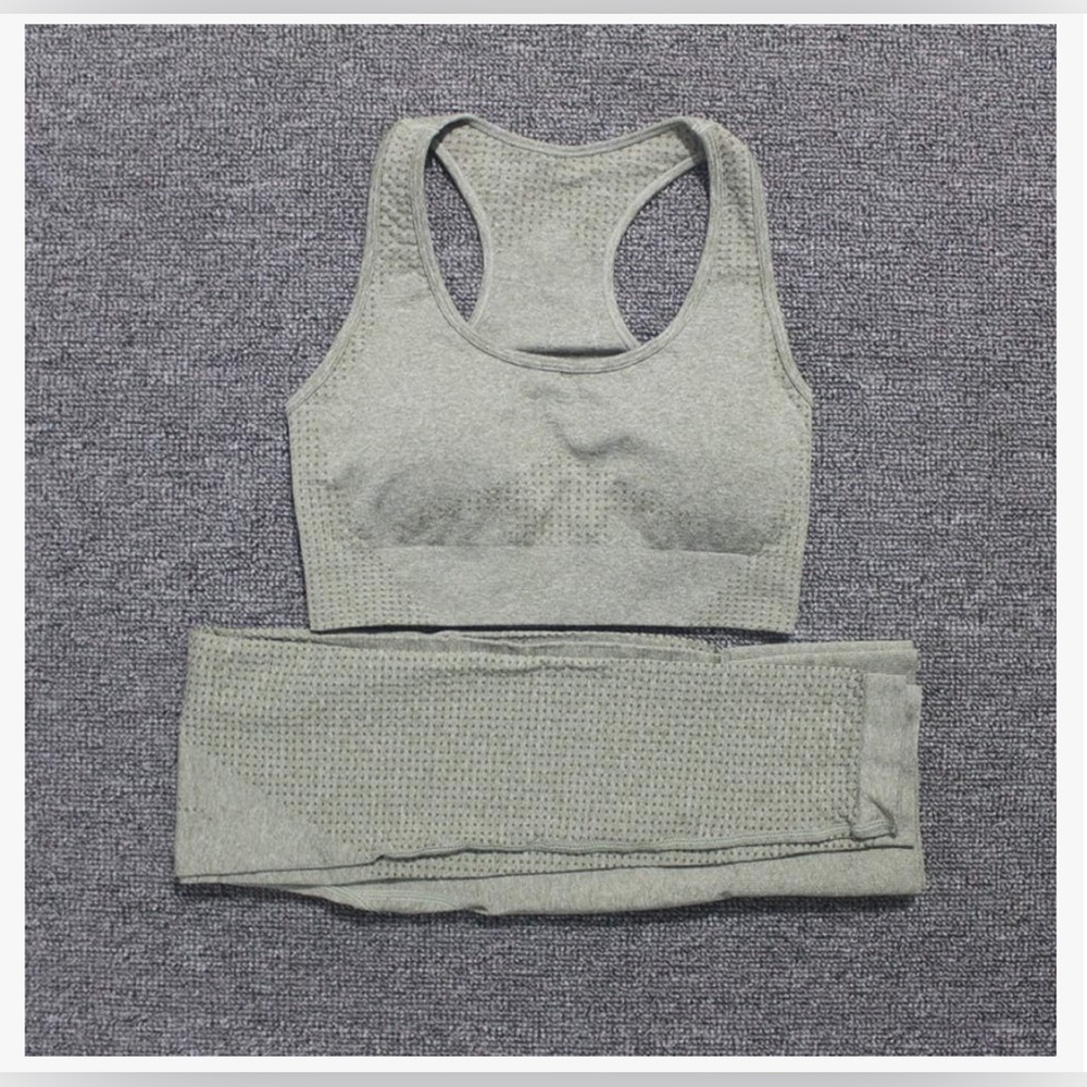 Cute Sage Green Workout Set